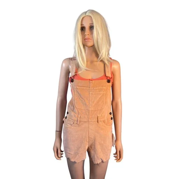 NWT Carve Designs Women's 6 Jason Overall Short Washed Pink Organic MSRP$115 - Picture 4 of 17